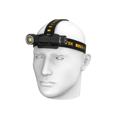 Armytek - Latarka czołowa Wizard C2 Pro - IP68 - 2500 lm - 18650 - Czarny - F08701PC