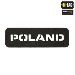 M-Tac - Naszywka Poland 25х80 - Laser Cut - Czarno / Biała - 51001002