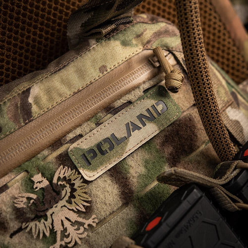 M-Tac - Naszywka Polska - Laser Cut - Multicam / Czarny - 51003108