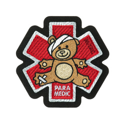 M-Tac - Naszywka Paramedic Miś - Haftowana - Czerwona - 5425