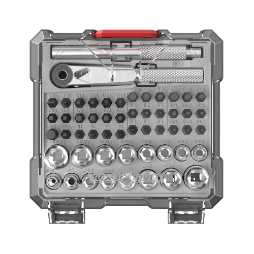 Real Avid - Narzędzia rusznikarskie X3 52-Piece Driver Gunsmithing Bit Set - 51 bitów - AVX3SGBS52