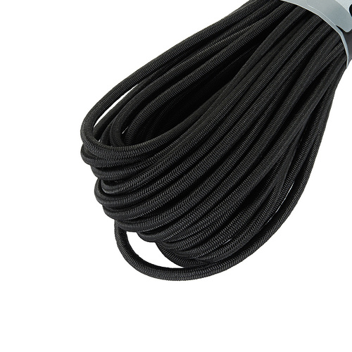 M-Tac - Elastyczna linka paracord Shock-Cord - 15 m - Czarna - 10280002