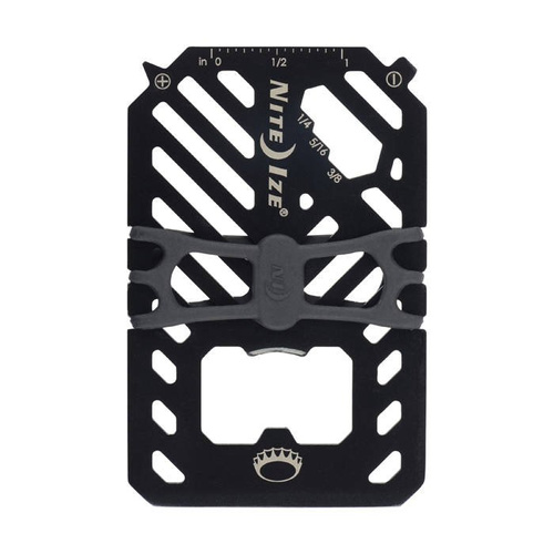 Nite Ize - Zasobnik pieniężny Financial Tool Multi Tool Wallet - Stalowy - FMT2-11-R7