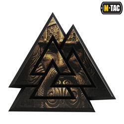 M-Tac - Naszywka 3D PVC Valknut - Czarny / Coyote - 51161205