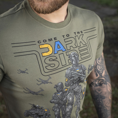 M-Tac - T-shirt UA Side - Bawełna - Oliwkowy - 80026038