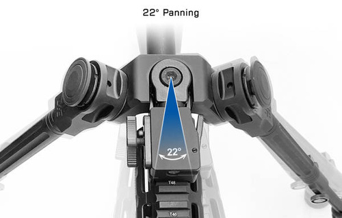 UTG - Dwójnóg składany Over Bore Bipod - 7'' - 11'' - Picatinny - Czarny - TL-BPOB01-A