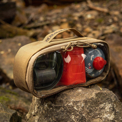 M-Tac - Kieszeń przezroczysta Elite Medium - Średnia - Coyote - 10147005-M