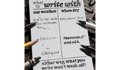 Rite in the Rain - Notatnik wodoodporny - 4 5/8 x 7" - 873 - Szary