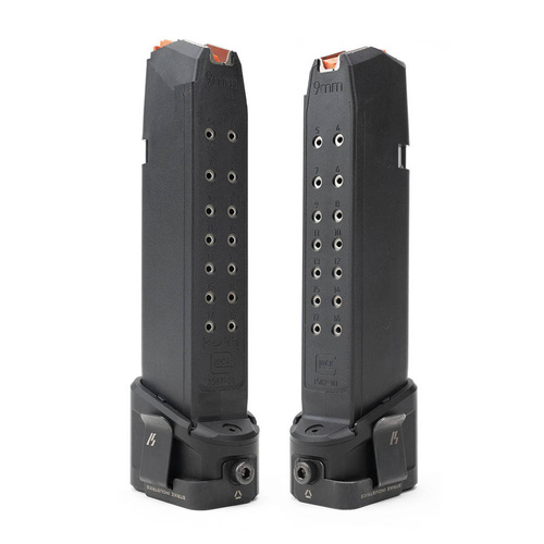 Strike Industries - Stopka magazynka EMP do Glock G17 / G22 - 9 mm / .40 - Aluminiowa - Czarna - SI-EMP-AL-G17