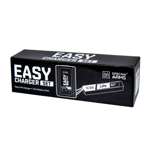 Specna Arms - Zestaw Easy Ładowarka Akumulator Li-Po - 11.1V - 1000 mAh - Czarny - SPE-06-040192