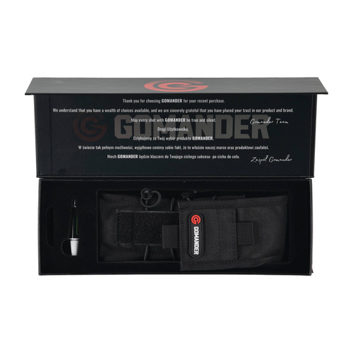 Gomander - Tłumik do broni myśliwskiej Hunter 6,5 DT gen2 - Gwint M14x1 - Czarny