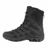 Buty wojskowe Merrell Moab 3 8" Tactical Zip Waterproof - Vibram TC5+ - Czarne - J003907