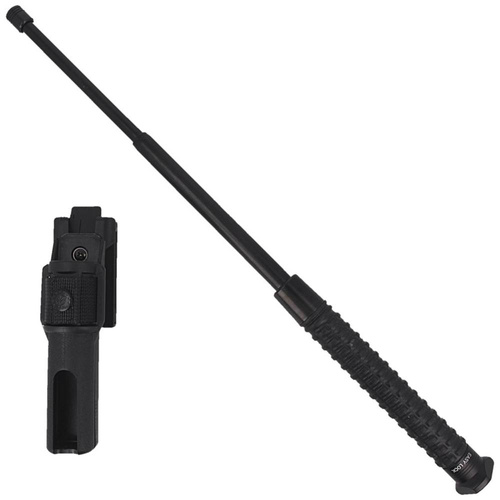 ESP - Hartowana pałka teleskopowa z kaburą i pierścieniem - 20'' - Rękojeść Extra Grip - Easy Lock - ExBTT-20H BLK BH-55-A