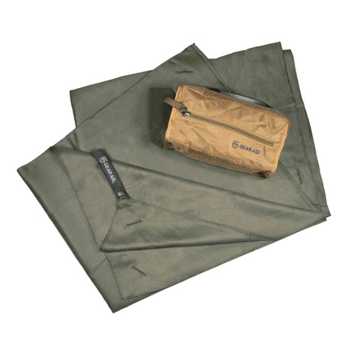 Gear Aid - Ręcznik szybkoschnący Quick Dry Microfiber Towel XL - Mikrofibra - Zielony OD - 44035