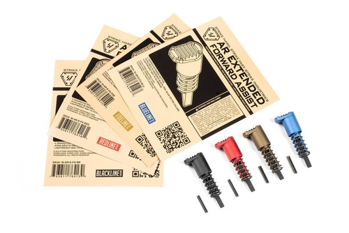 Strike Industries - Dosyłacz zamka AR Extended Forward Assist do AR-15 / AR-10 - Czarny - SI-AR-E-FA-BK