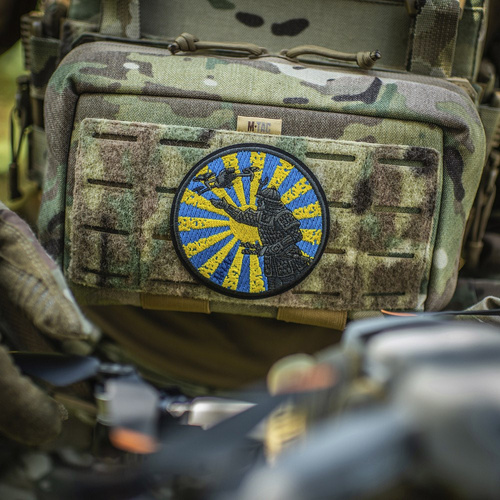 M-Tac - Naszywka Droga Samuraja - Haft - Żółty/Niebieski - 51426002