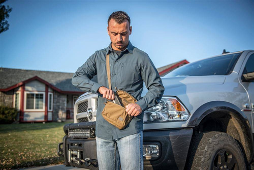 Helikon - Torba na ramię EDC Compact Shoulder Bag - 2 L - Shadow Grey - TB-ECS-CD-35