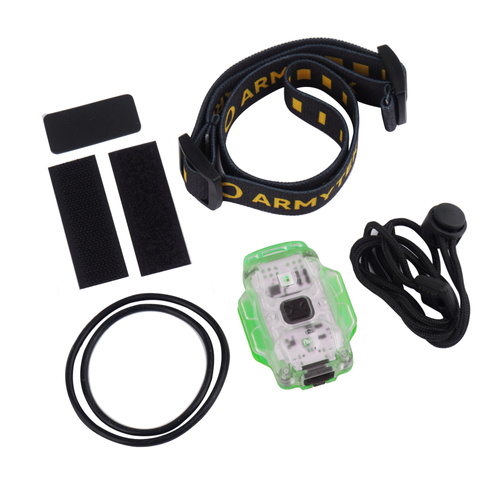 Armytek - Latarka kieszonkowa LED Crystal Pro UV - Zielony - F10301GRUV