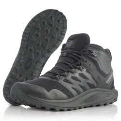 Buty trekkingowe Merrell Nova 3 Mid Tactical Waterproof Boot - Vibram TC5+ - Czarny