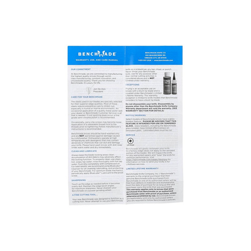 Benchmade - Nóż motylkowy 82 Laro - CPM MagnaCut - Szary - 82