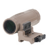 Holosun - Powiększalnik HM3X 3x Magnifier - Flip & Picatinny QD - FDE - HM3X FDE