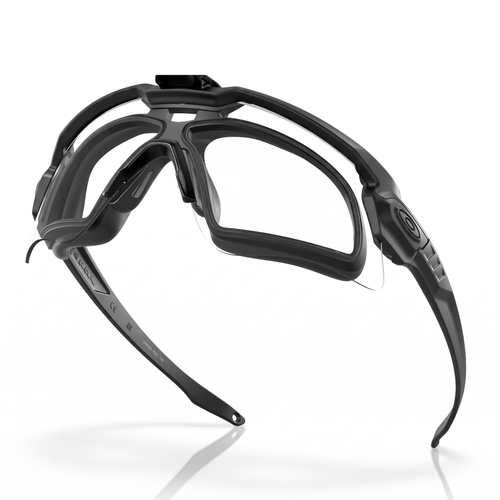 Oakley - Zestaw Operator Kit - Okulary balistyczne M Frame ALPHA - Gogle HALO - 4 wizjery - Czarny - OO9296-2344