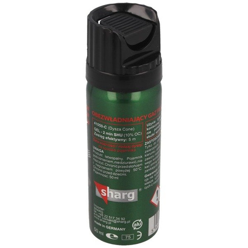 Gaz pieprzowy Defence Nato - Żel - Stożek - 50 ml - 41050-C