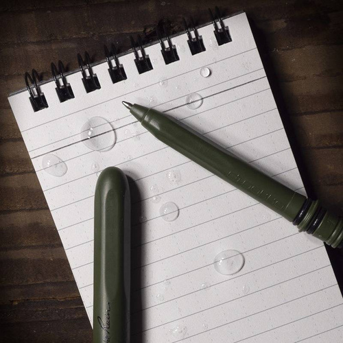 Rite in the Rain - Długopis wodoodporny All-Weather Pocket Pen - 2 szt. - Flat Dark Earth - Czarny tusz - FDE92