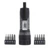GunPany - Śrubokręt z kluczem dynamometrycznym Torque Screwdriver - 10 bitów - SCTK-04
