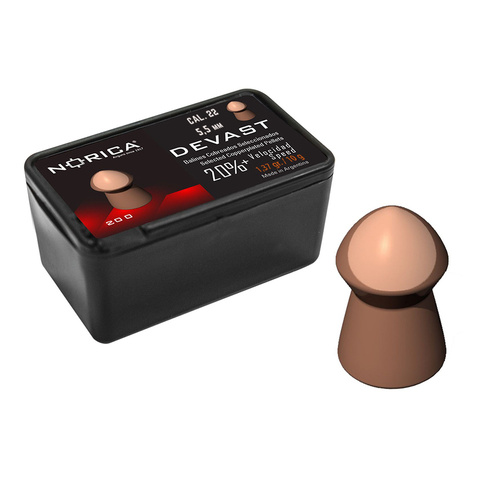 Norica - Śrut do wiatrówki Devast - 5,5 mm - 200 szt. - 198.00.008