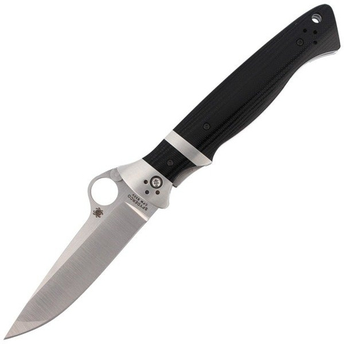 Spyderco - Nóż składany Vallotton Sub-Hilt™ G-10 Black - C149GP
