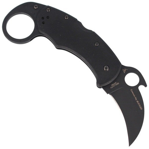 Spyderco - Nóż składany Karahawk™ G-10 All Black Karambit - C170GBBKP