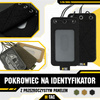 M-Tac - Pokrowiec na identyfikator z przezroczystym panelem - Czarny - 10131002