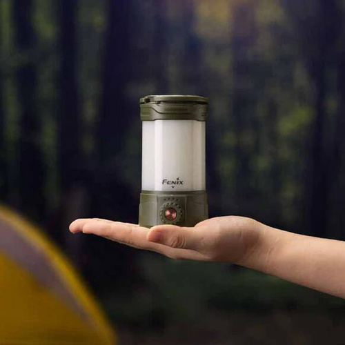 Fenix - Latarka LED kempingowa CL26R Pro - 650 lumenów - 21700 - Biały marmur - CL26R Pro white marb