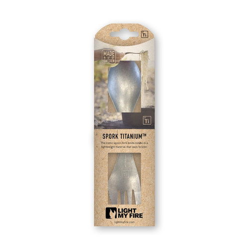 Light My Fire - Niezbędnik Spork Original Titanium - Tytanowy - 4212401110