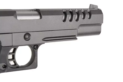 WE - Replika pistoletu Hi-Capa 5.1 K - Green Gas - Czarny - WET-02-016140