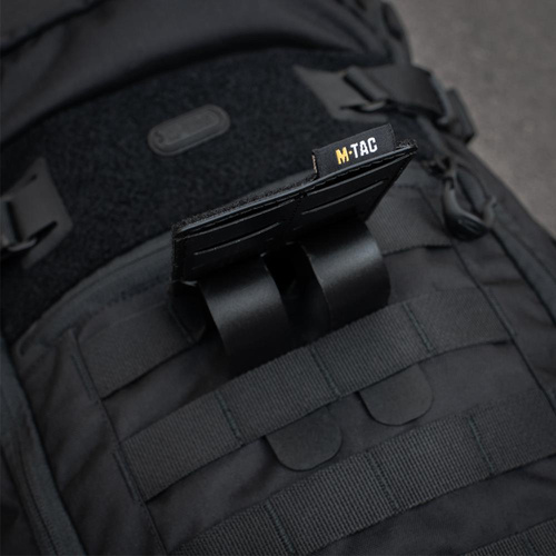 M-Tac - Panel na naszywki na MOLLE - 80 x 135 mm - Czarny - 10122002