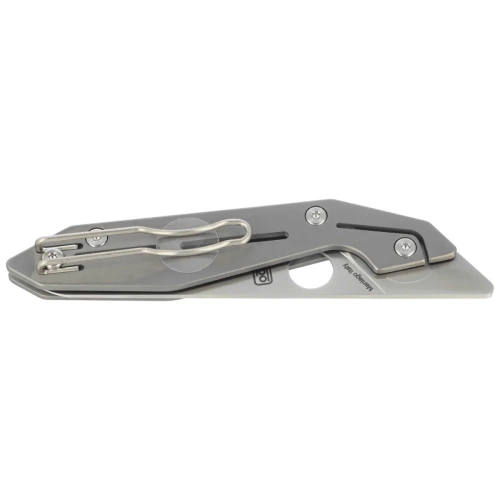 Spyderco - Nóż składany Nand Gray Titanium Satin - M398 - Szary - C270TIP