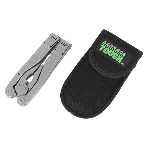 Multitool Schrade Tough Tool - 21 narzędzi - Srebrny - ST1N