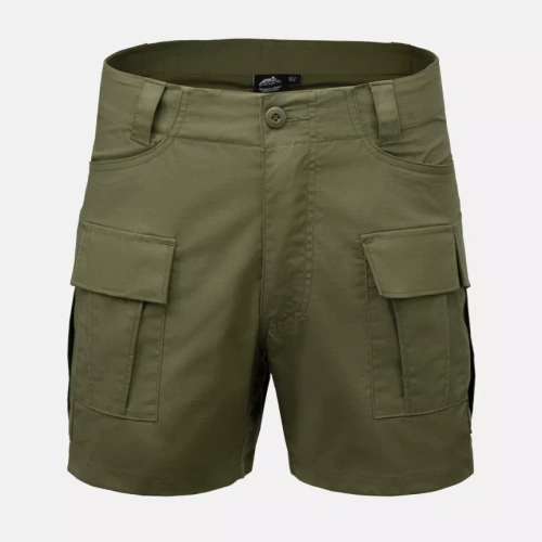 Helikon - Spodenki taktyczne Cargo - PolyCo Stretch Ripstop - Olive Green - SP-CRO-SP-02