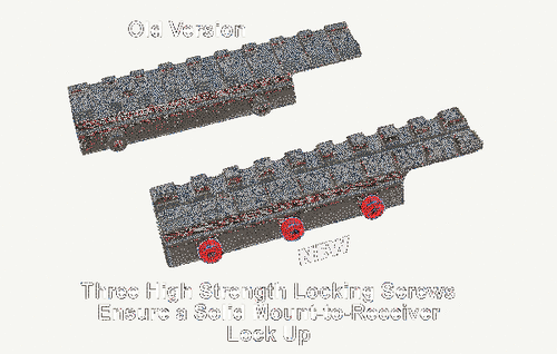 Leapers - Szyna montażowa adapter 11 mm Dovetail / 22 mm Picatinny - MNT-PMTOWL-A