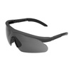 Swiss Eye - Okulary strzeleckie Raptor - Czarne - Smoke/Orange/Clear