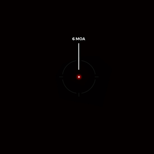 Holosun - Kolimator EPS - Red Dot - 6 MOA - Czarny - EPS-RD-6