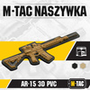M-Tac - Naszywka AR-15 - PVC 3D - Coyote - 51112005