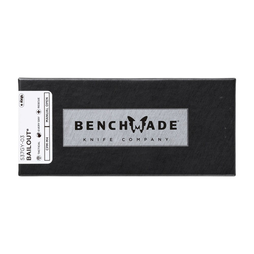 Benchmade - Nóż składany Bailout - CPM-M4 - Czarny - 537GY-03