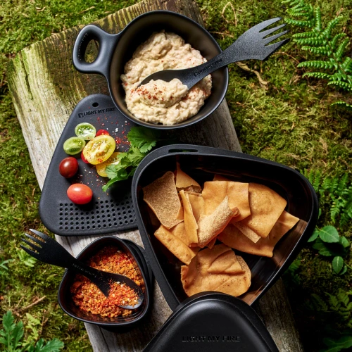 Light My Fire - Zestaw naczyń turystycznych Outdoor MealKit 2.0 - SlatyBlack - 6418511010