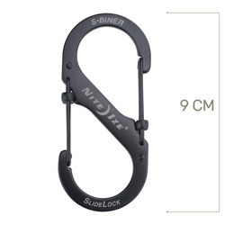 Nite Ize - Karabinek S-Biner #4 SlideLock - Czarny - LSB4-01-R3