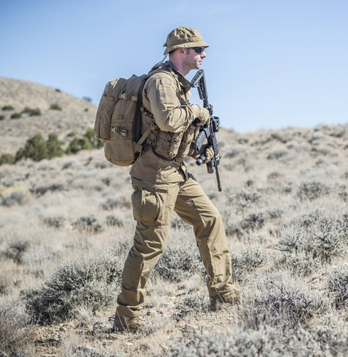 Helikon - Spodnie wojskowe MBDU® (Modern Battle Dress Uniform®) - NyCo Ripstop - Coyote - SP-MBD-NR-11