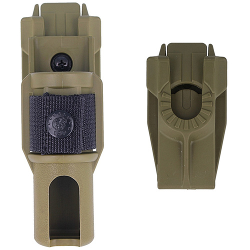 ESP - Uchwyt na pałkę teleskopową z klipsem UBC-05 - Dla pałek 16", 18", 21" - Khaki - BH-54 KH