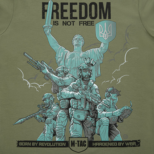 M-Tac - Koszulka Freedom - Bawełna - Zielony - 80072038